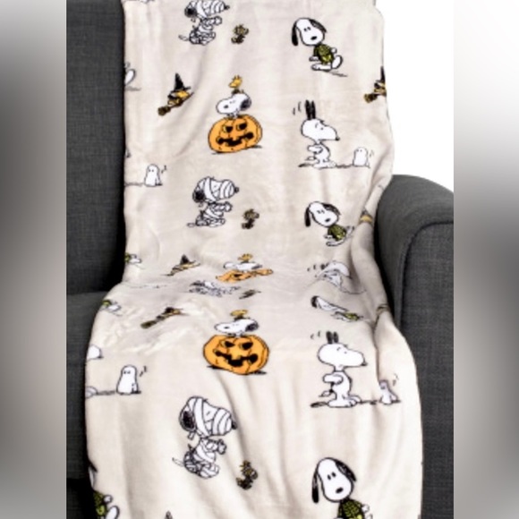 Couverture en velours VelvetLoft mignonne avec personnage Snoopy en peluche, Peanuts Gang, taille pleine/queen 228,6 cm x 228,6 cm (produit officiel Peanuts